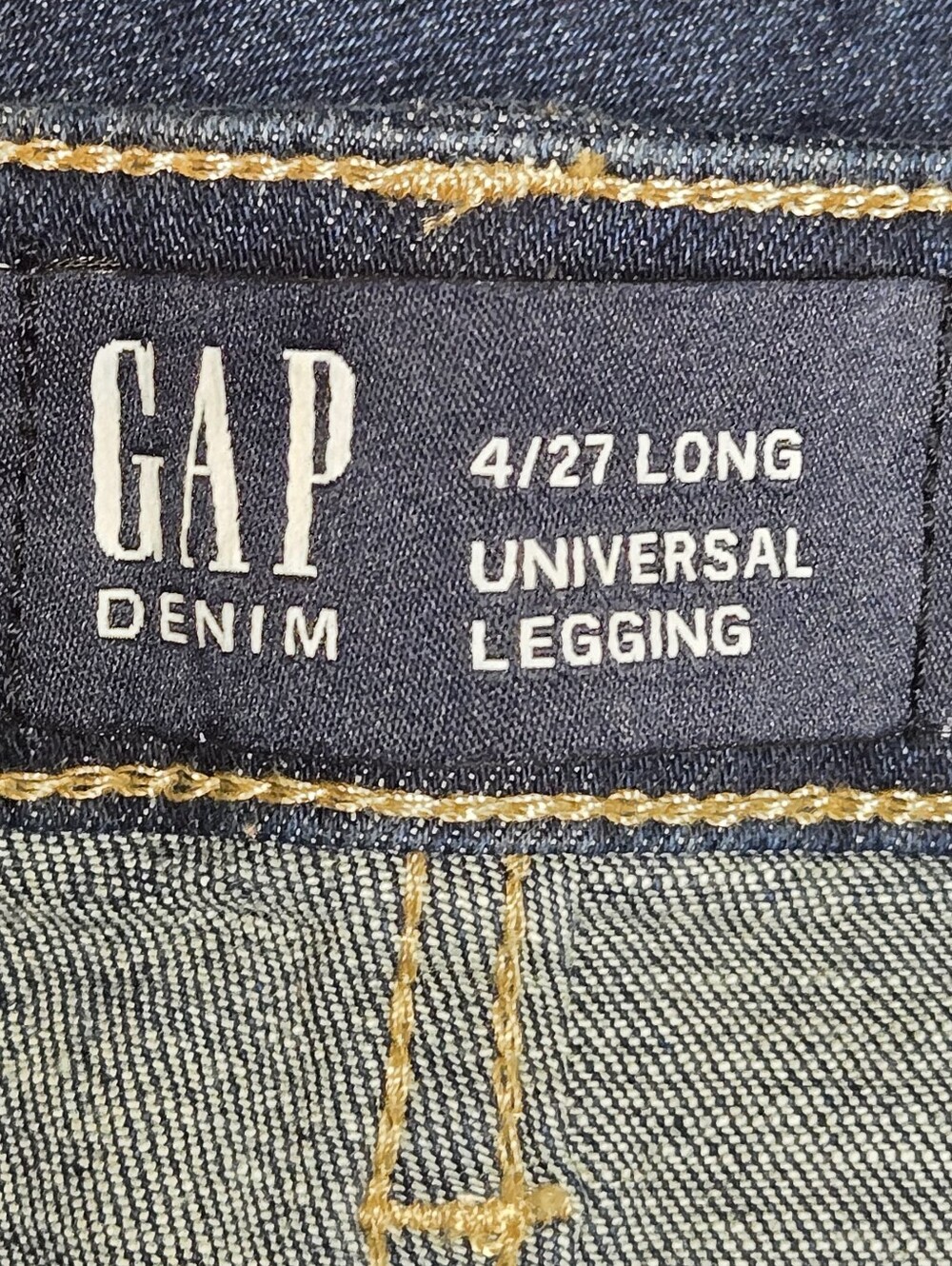 NWT Gap Denim Mide Rise Jeans Blue Women's Size 4 - Picture 10 of 10